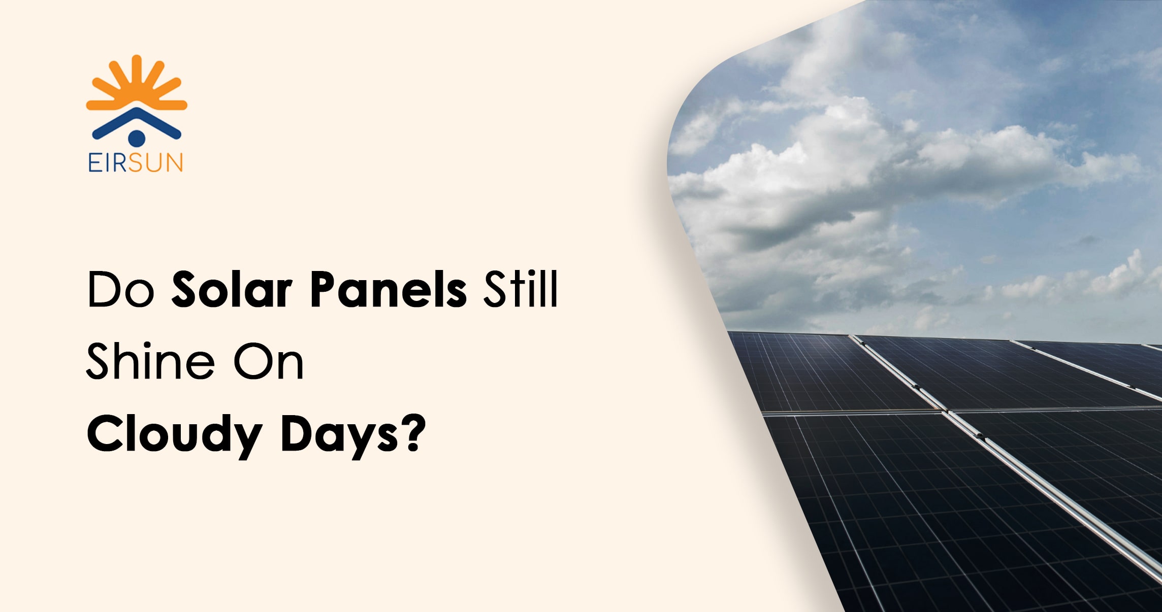 Solar Panel In Cloudy days